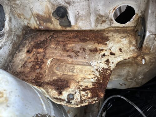 Front fender rust repair panel left side for BMW E30 cabrio 1982-1994