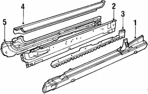 E30 Outer Panel RIGHT side (cabrio)