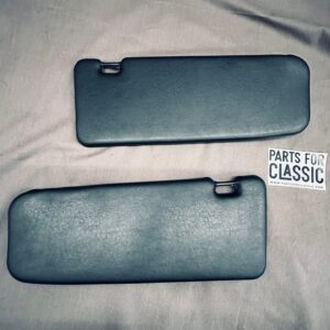 Sun Visor Set – Black with Mirrors | BMW E30 Sedan (324d – 325ix)