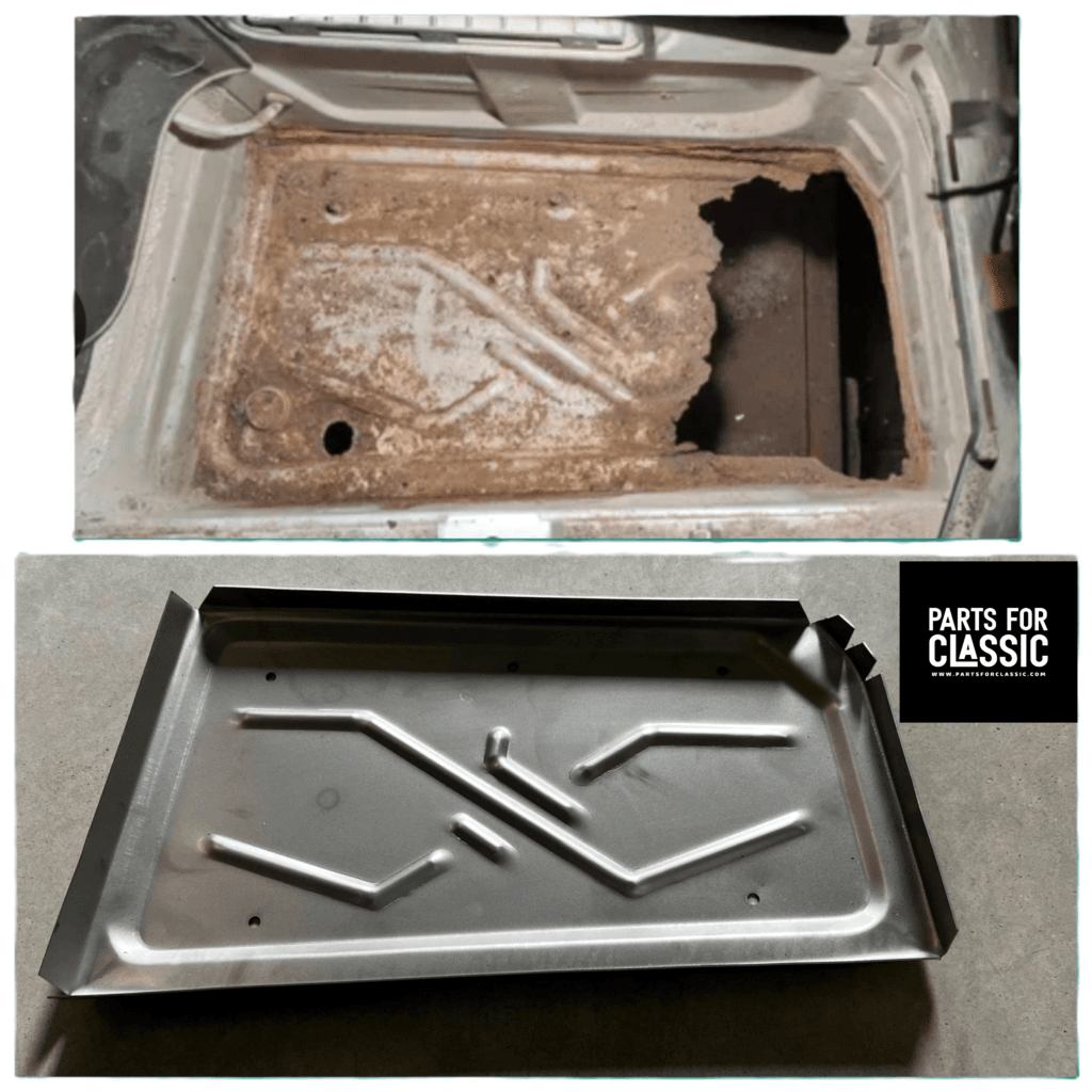 E46 Rear Trunk Panel – Right Side (Battery Plate) 1997–2006